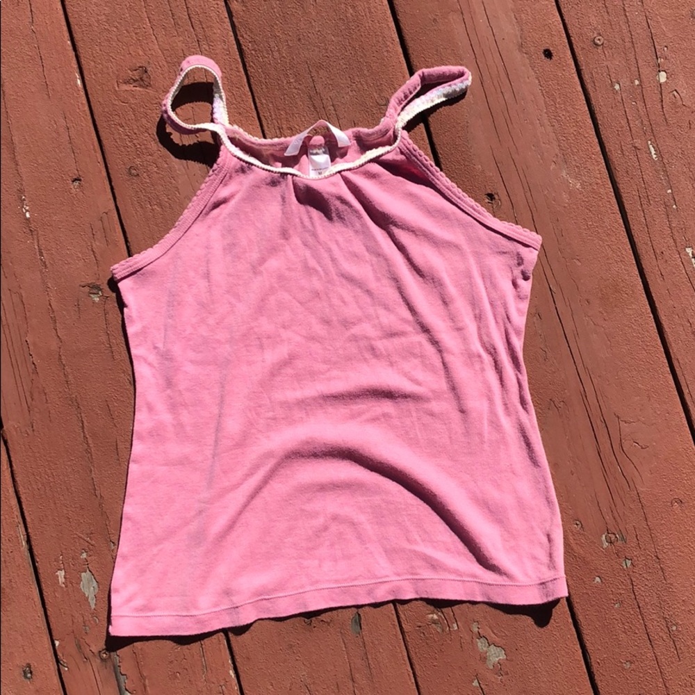VICTORIAS SECRET CAMISOLE TOP W/SEQUIN STRAPS, MED
